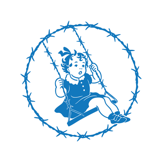 Barbed Wire Girl Embroidery