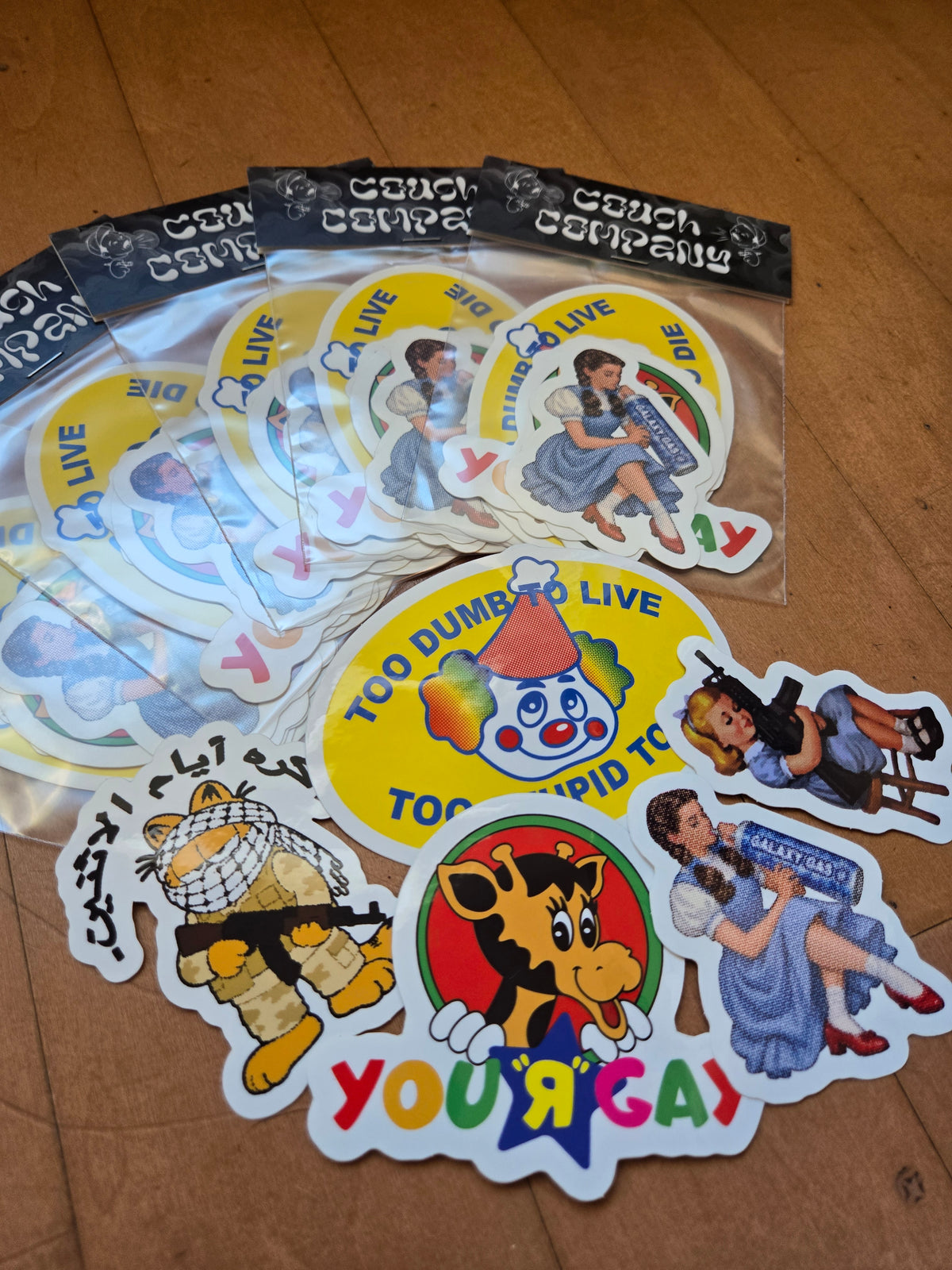 Cough Co Sticker Pack